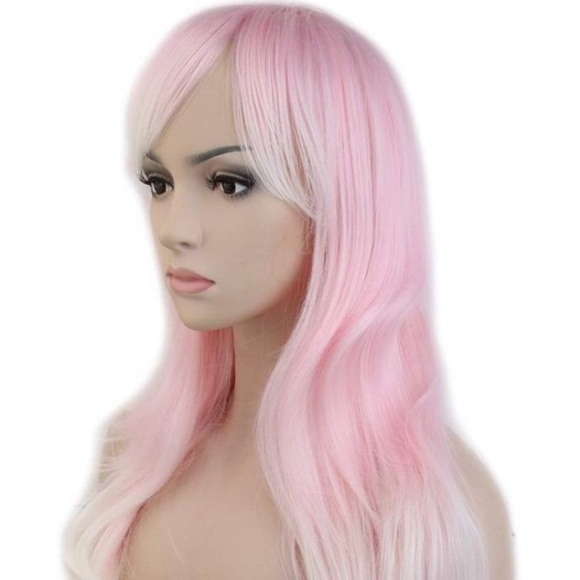 ?Guna Pink & White  FESTIVAL BANG  WIG?? *NWT* main image 7